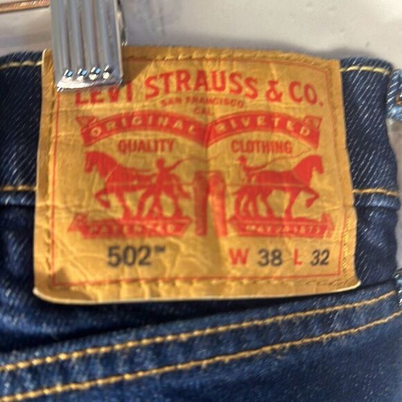 Levi’s 502 Men’s Jeans Taper Fit Jeans size W38 x L32 - Picture 4 of 10
